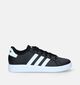 adidas Grand Court 2.0 K Zwarte Sneakers voor meisjes, jongens (343194)