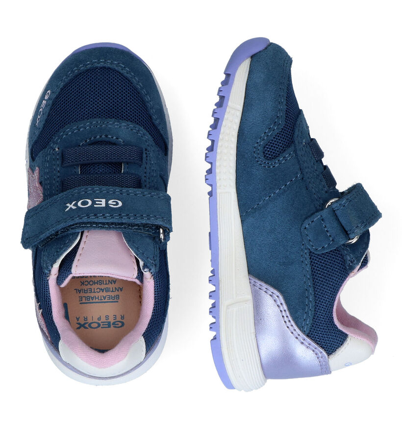 Geox Alben Roze Sneakers in nubuck (310993)