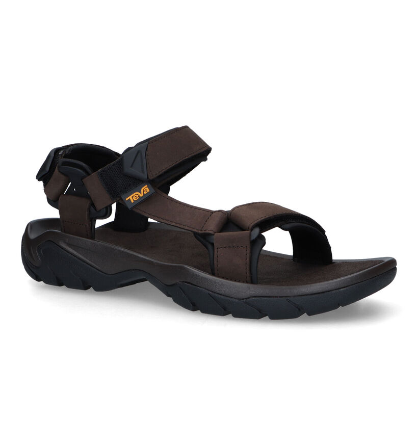 Teva Terra Sandales en Camel en nubuck (321947)