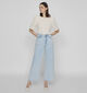Vila Freya Blauwe Wide leg jeans L32 voor dames (351783)