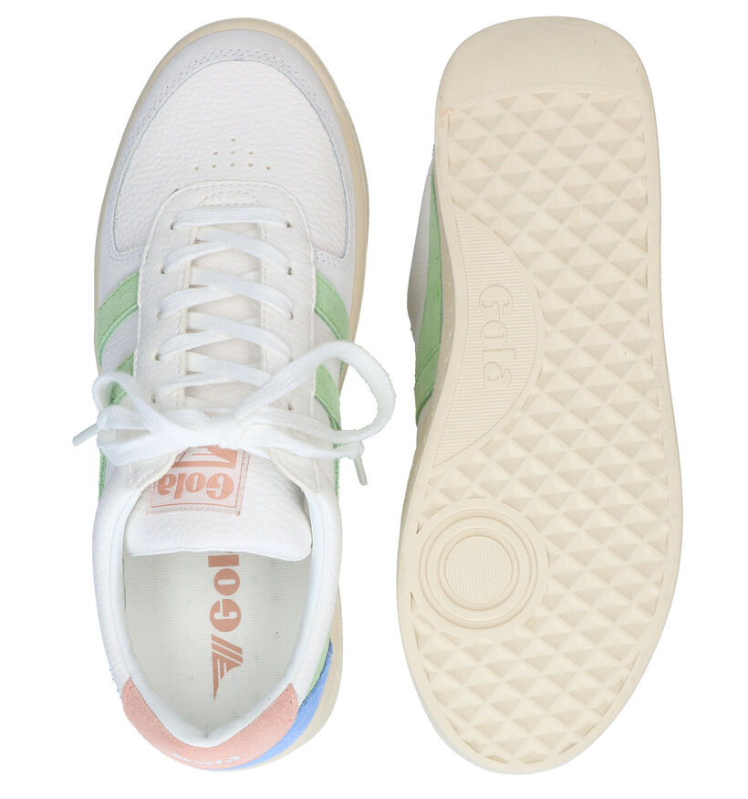 Gola Grandslam Trident Baskets en Blanc pour femmes (336374) - pour semelles orthopédiques