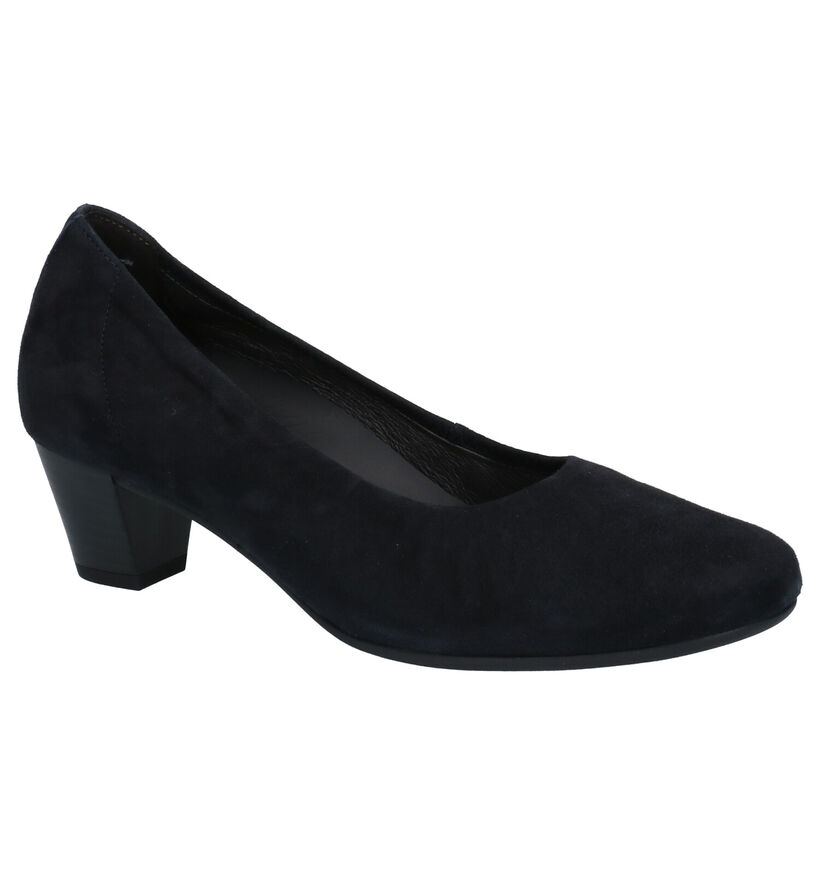Gabor OptiFit Escarpins en Noir en daim (271508)