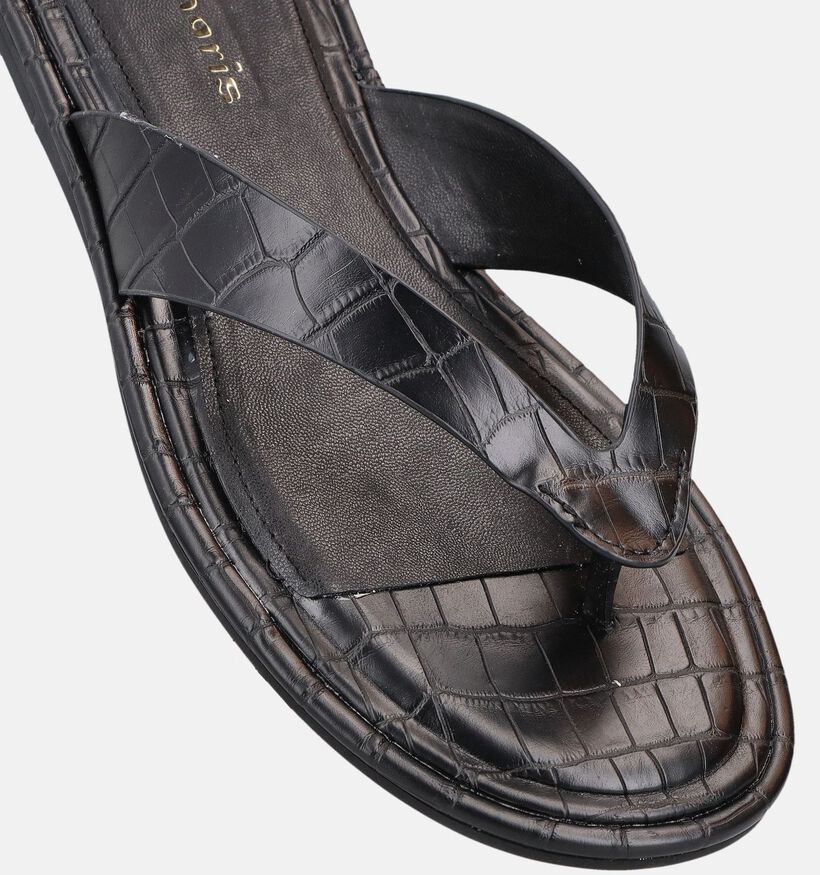 Tamaris Zwarte Teenslippers voor dames (373603)
