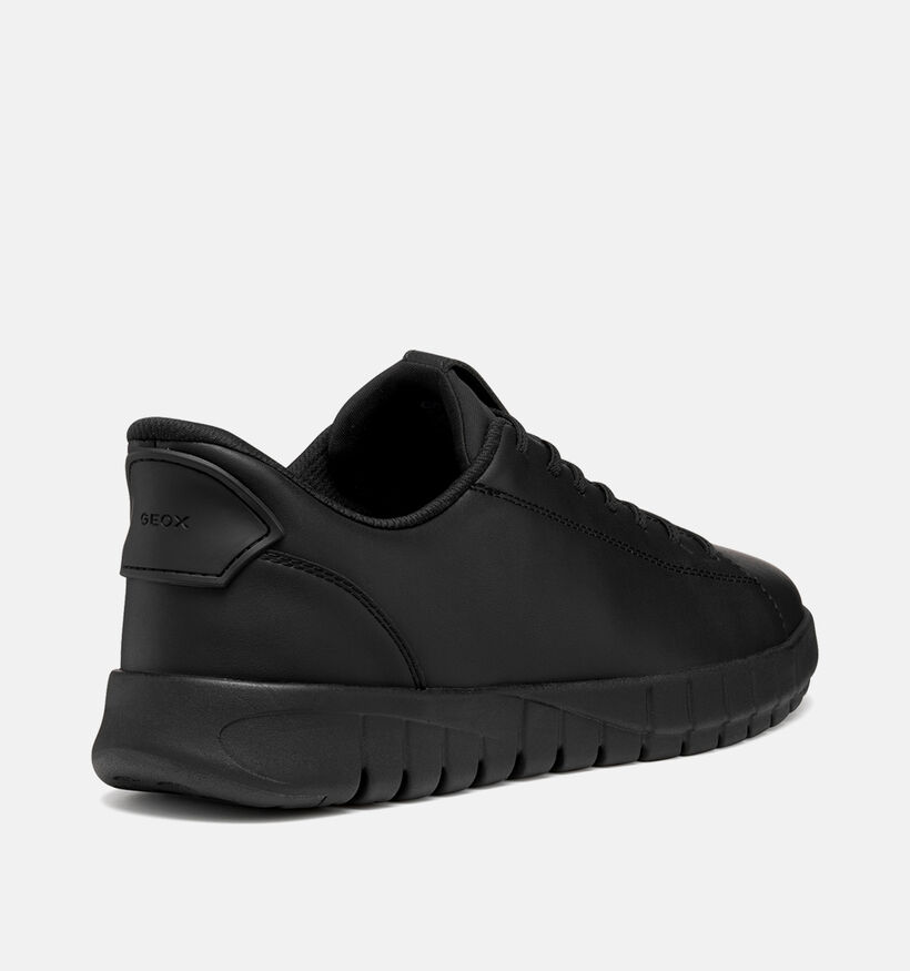 Geox Flextride Zwarte Sneakers voor heren (360114) - geschikt voor steunzolen