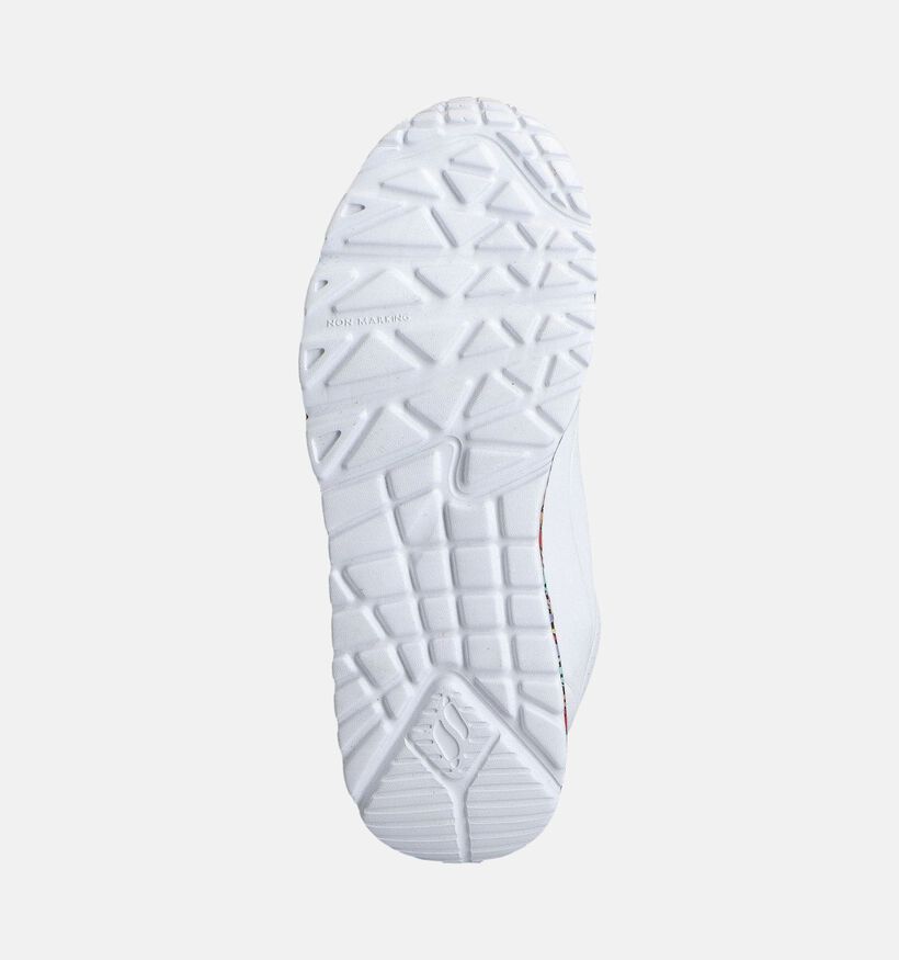 Skechers Uno Lite Subtle Love Witte Sneakers voor meisjes (360956)