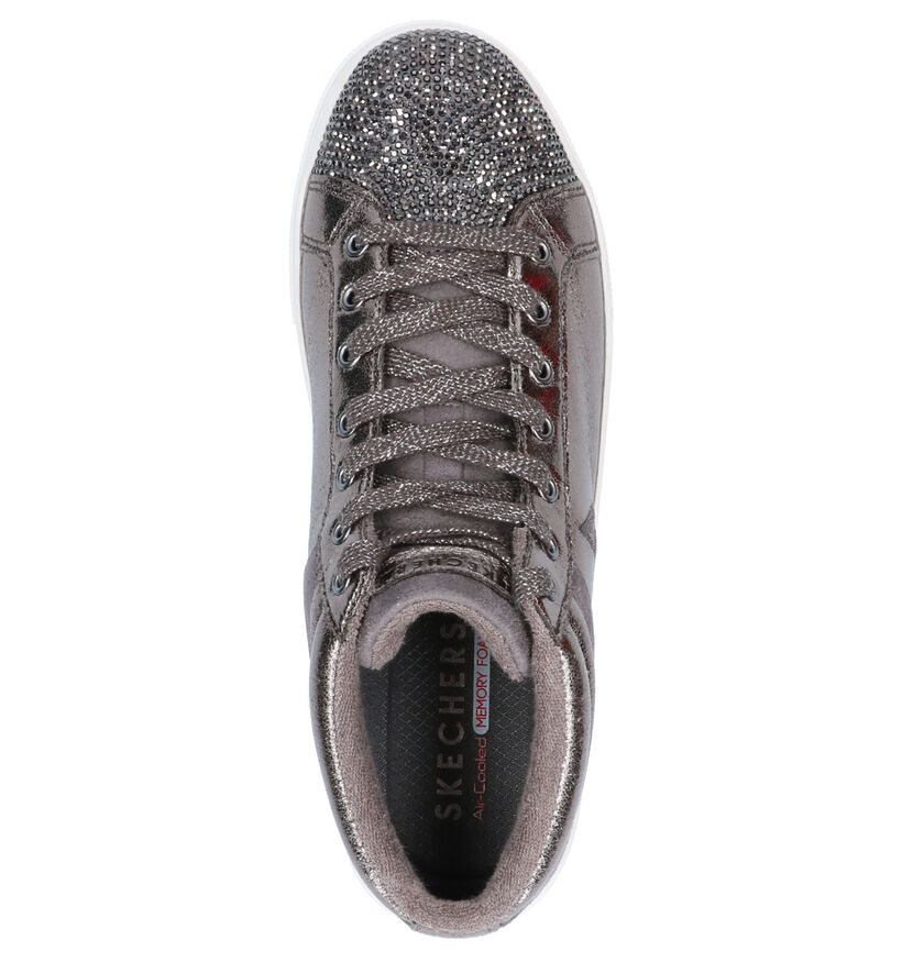 Skechers Goldie Starling Sneakers Zilver in kunstleer (263238)