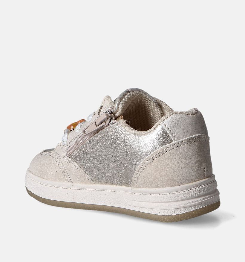 Milo & Mila Beige/Goud Babyschoenen voor meisjes (354161) - geschikt voor steunzolen