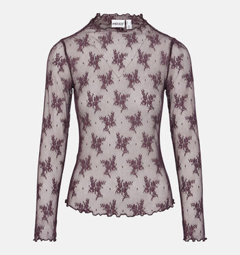 Pieces T-shirts Bordeaux