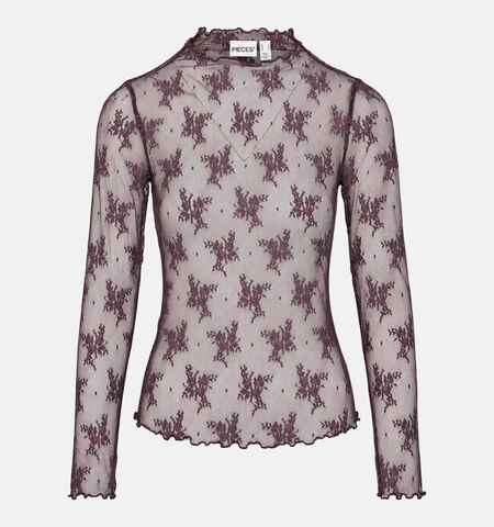 Pieces T-shirts Bordeaux