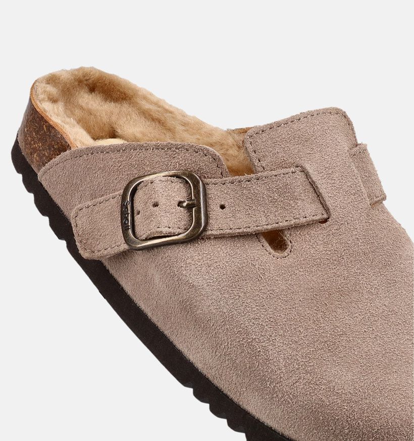 Scholl Fae New Donkerbeige Slippers voor dames (381002)