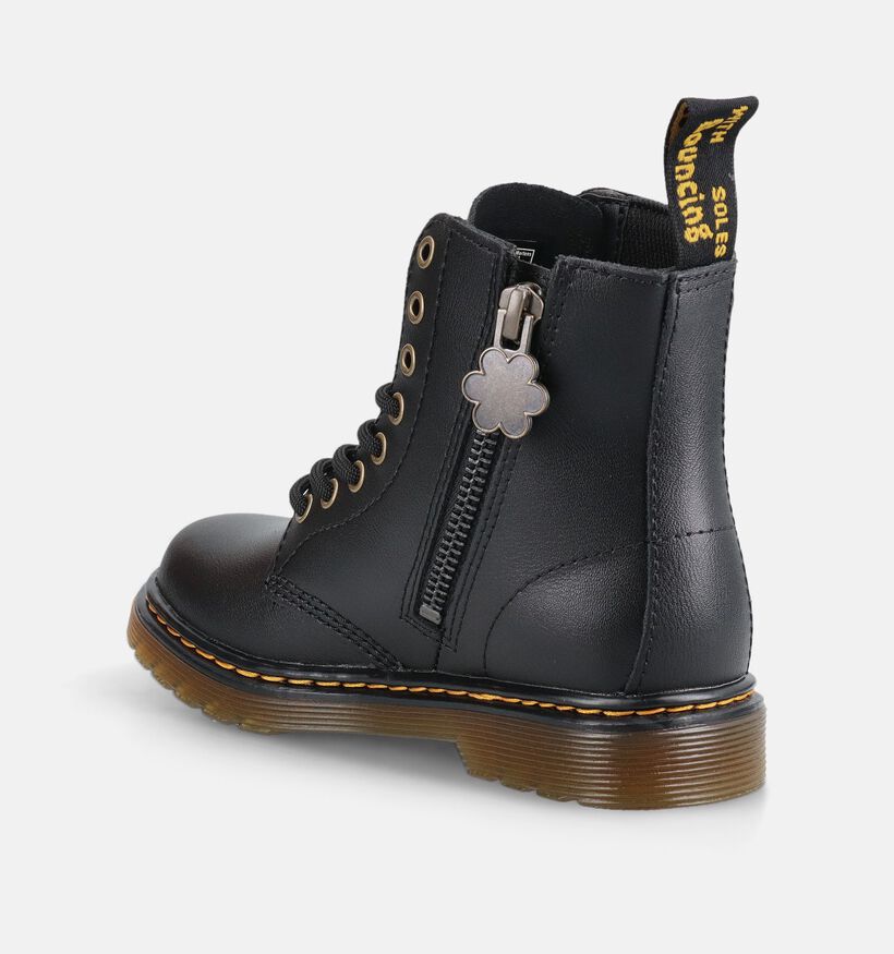 Dr. Martens 1460 Boots &agrave; lacets en Noir pour filles (376019)
