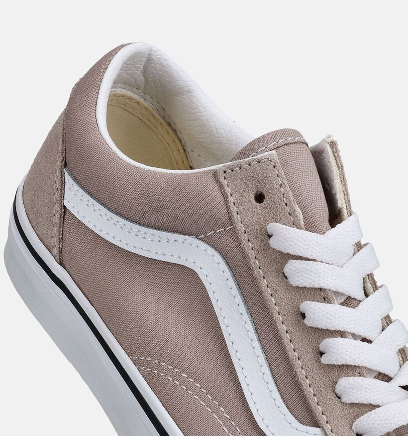 Vans Old Skool Beige Lage Sneakers voor dames (368766)
