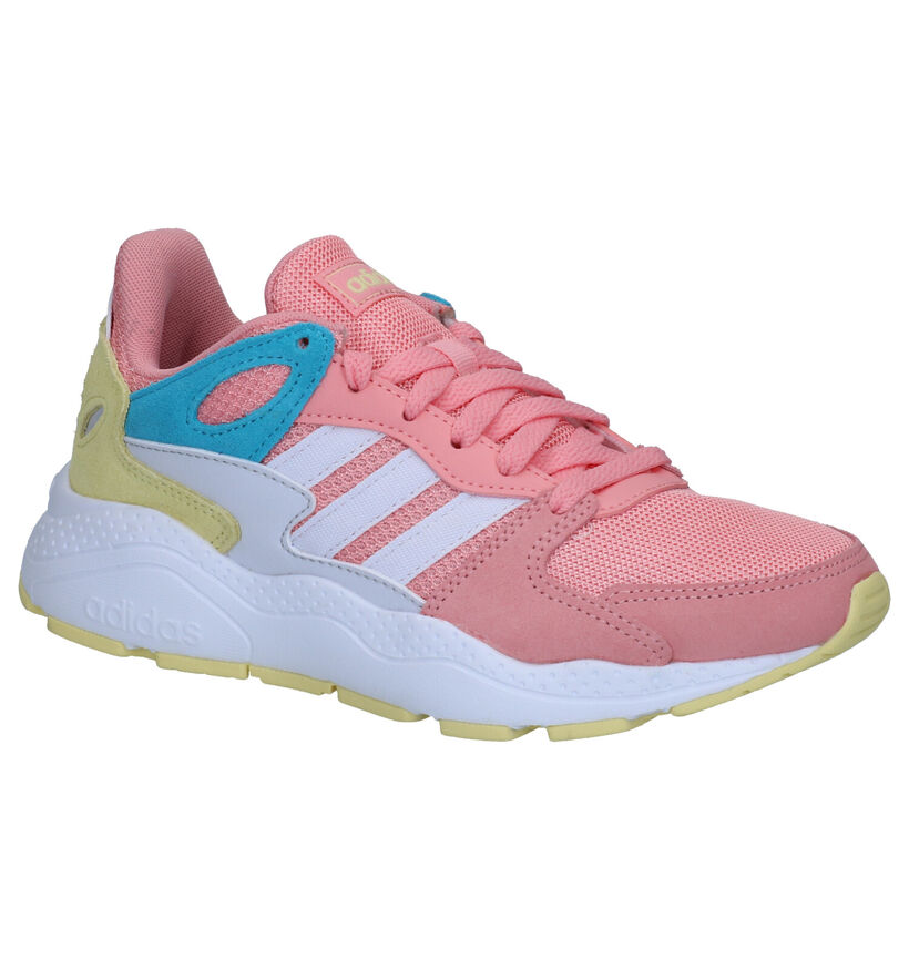 adidas Crazychaos Roze Sneakers in daim (264888)