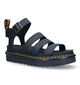 Dr. Martens Blaire Zwarte Plateausandalen voor dames (319233)