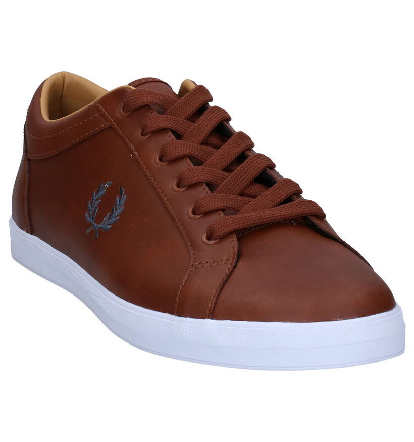 Fred Perry Cognac Veterschoenen in kunstleer (279086)