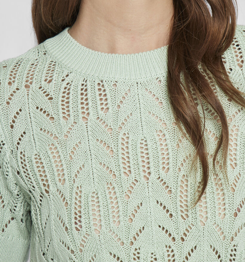 Vila Cotti Pull en tricot en Vert pour femmes (351743)