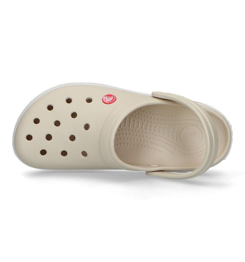 Crocs Crocband Clog Claquettes en Beige pour femmes (356293)