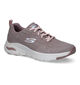 Skechers Arch Fit Comfy Wave Blauwe Sneakers in stof (310701)