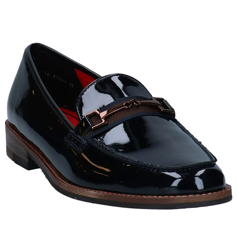 Ara Kent Blauwe Loafers in lak (282789)