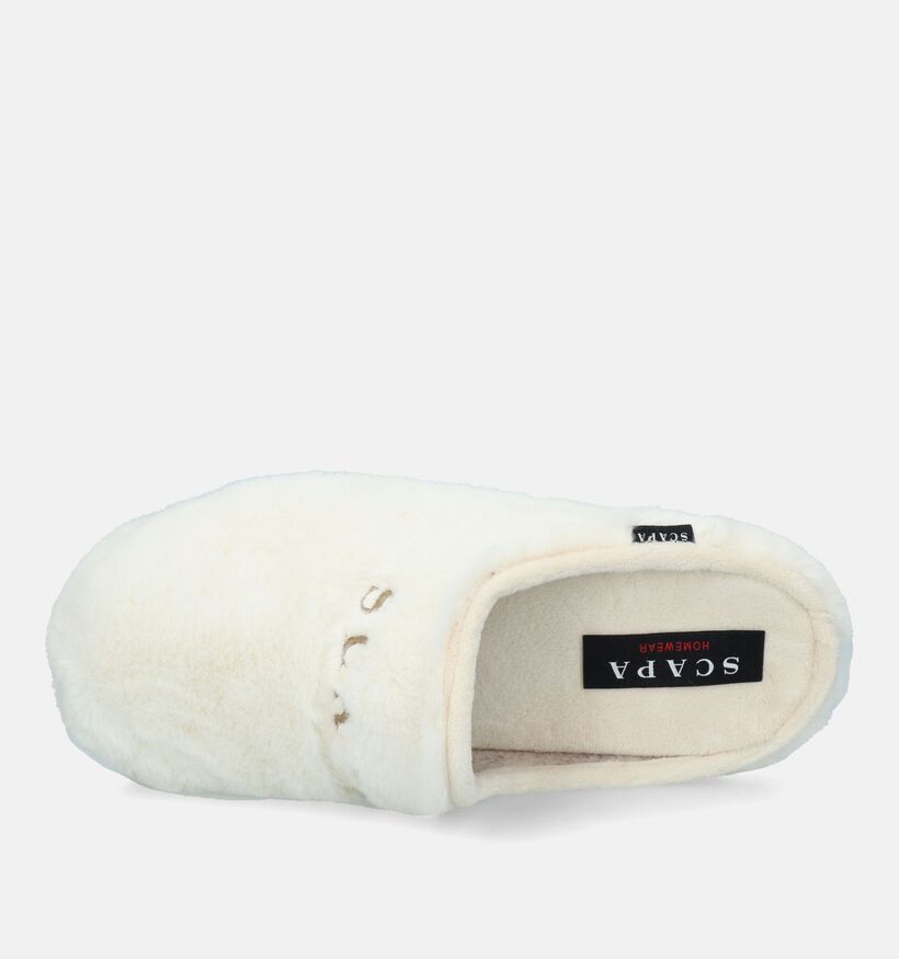 Scapa Ecru Pantoffels voor dames (332660)