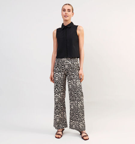 Geklede broek zwart L34