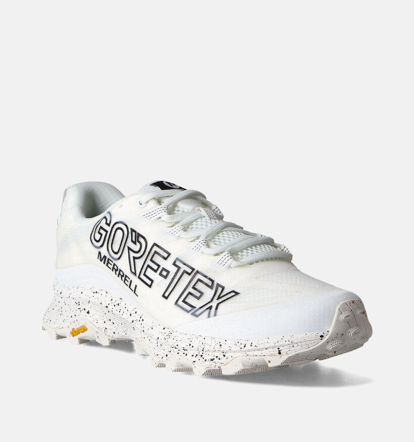 Merrell Moab Speed GTX Witte Wandelschoenen Gore-Tex voor heren (352789) - geschikt voor steunzolen