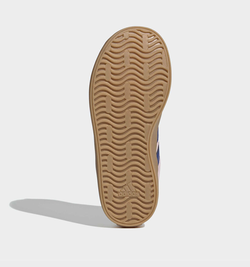 adidas VL Court 3.0 Roze/Blauwe Sneakers voor meisjes (372711) - geschikt voor steunzolen