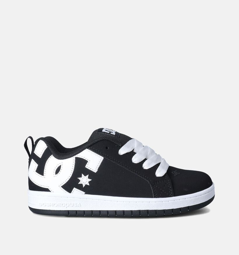 DC Shoes Court Graffik Zwarte Skatesneakers voor jongens (355554)