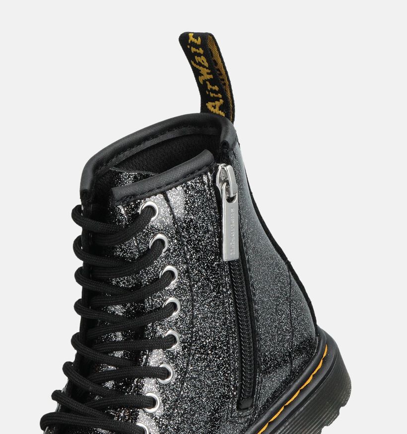 Dr. Martens 1460 Junior Zwarte Boots met Veter en Rits voor meisjes (375992)