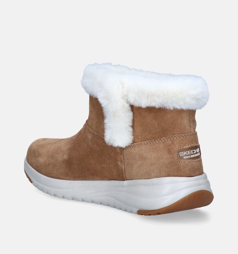Skechers On-The-Go Stellar Cozy Step Cognac Boots voor dames (345127)