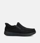 Skechers Murette Scofield Slip-ins Pantoufles ferm&eacute;es en Noir pour hommes (376893)