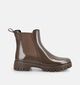 Lemon Jelly Peachy Bottines motardes en Brun pour femmes (381090) - pour semelles orthop&eacute;diques