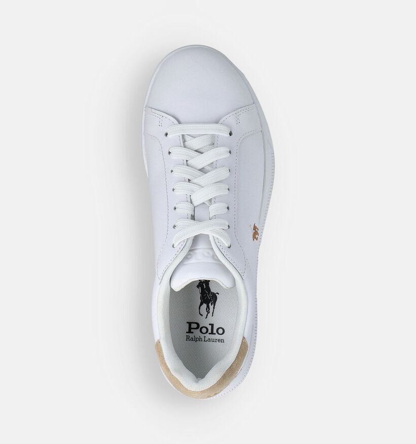 Polo Ralph Lauren Baskets habill&eacute;es en Blanc pour femmes (369537)