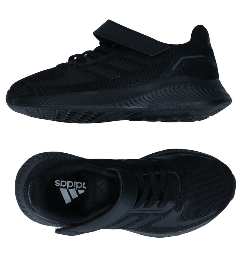 adidas Runfalcon 2.0 Baskets en Noir pour garçons (290770)