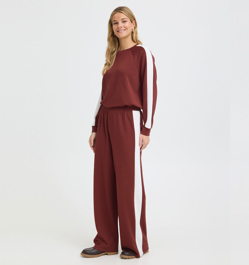 Fransa Fraurora Pantalon classique en Bordeaux pour femmes (377888)