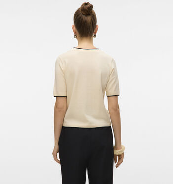 Vero Moda T-shirts Beige
