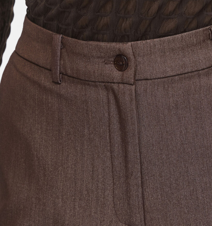 Vila Ofala Donkerbruine Geklede Broek voor dames (378499)