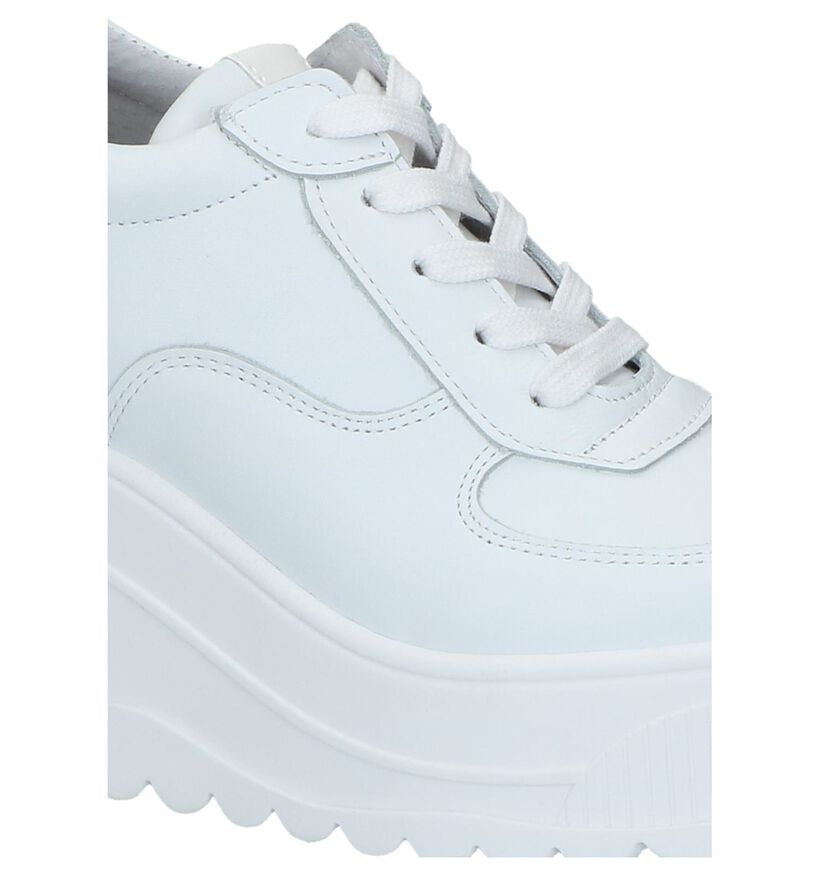 Witte Sneakers met Sleehak SPM Yassy, Wit, pdp