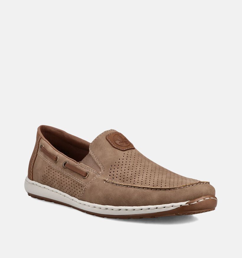 Rieker Lichtbruine Instappers voor heren (370497)