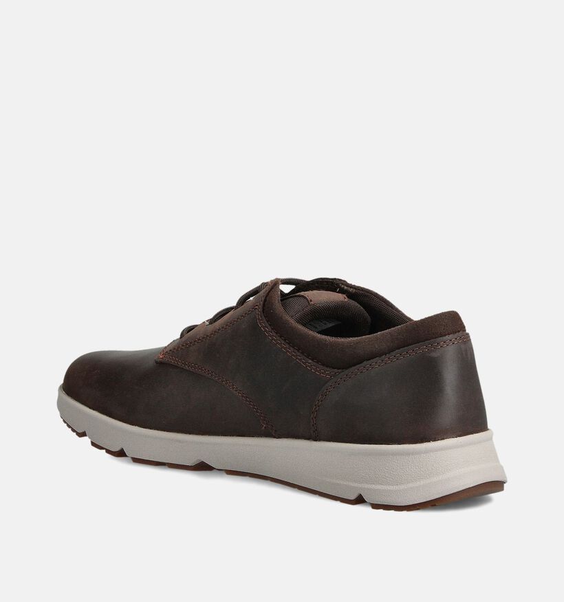 Timberland Parker Street Donkerbruine Veterschoenen voor heren (360565) - geschikt voor steunzolen