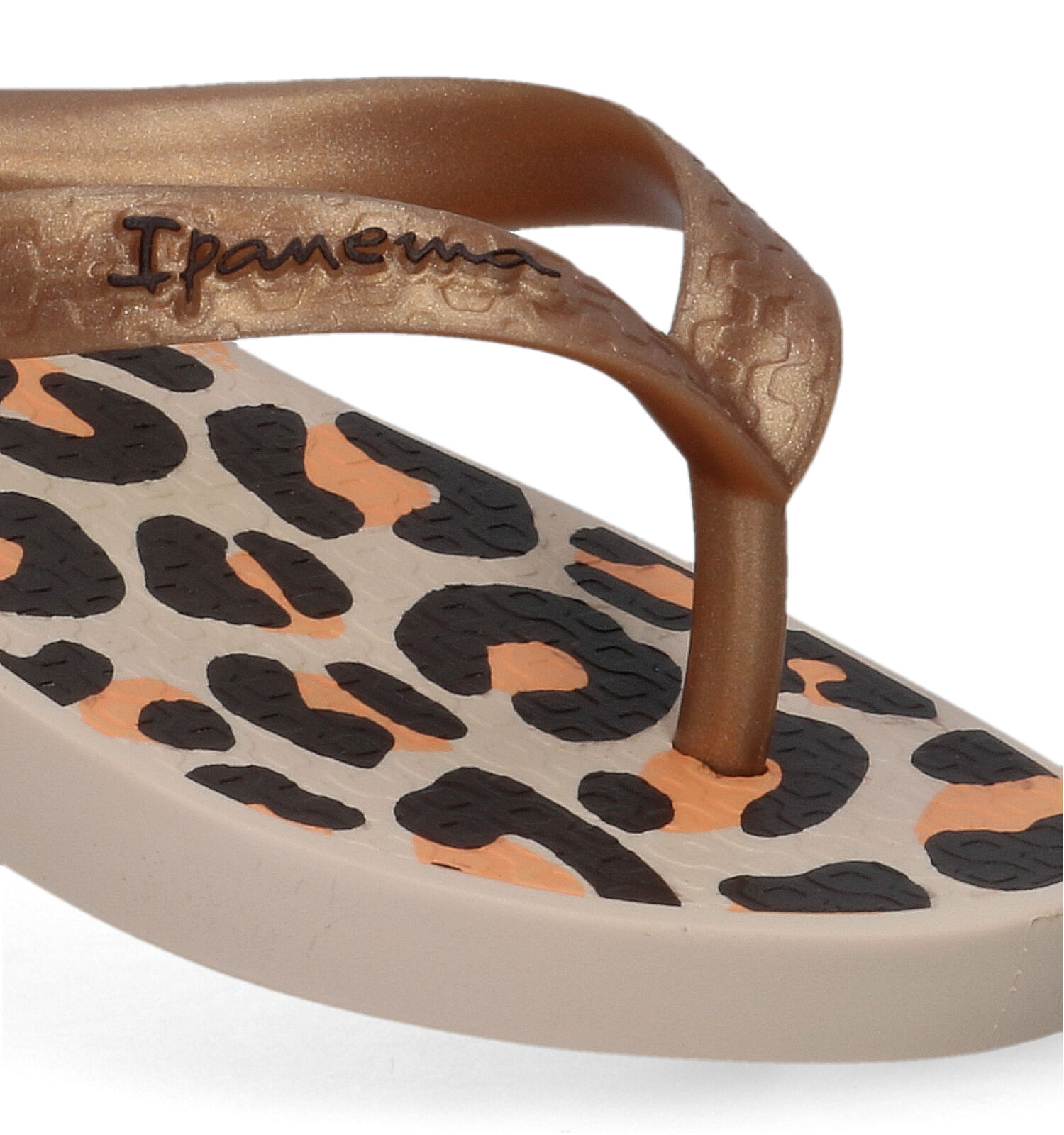 Teenslippers goud