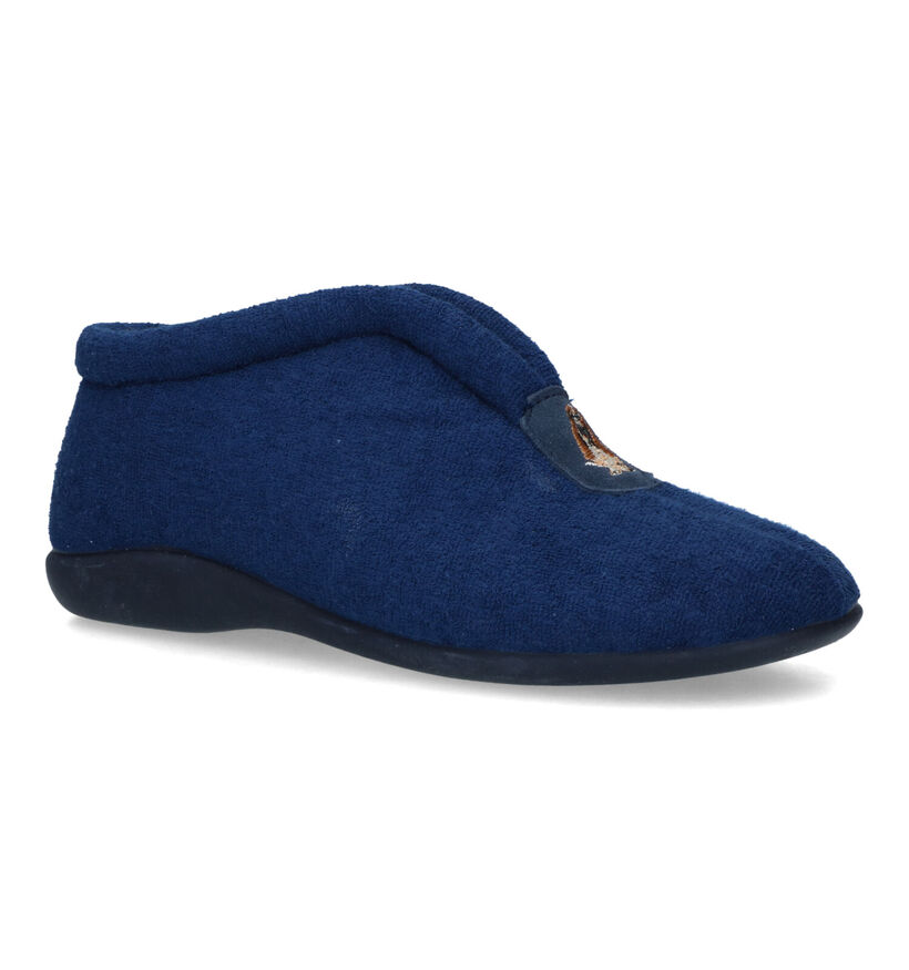 Hush Puppies Oisim Pantouffles en Bleu pour femmes (340751)