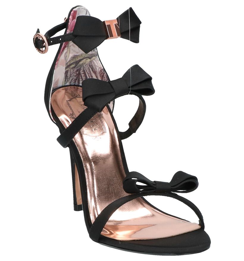 Ted Baker Nuscala Zwarte Sandalen in stof (213350)