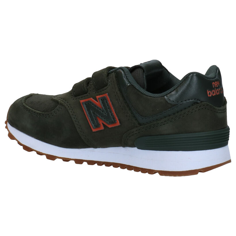 New Balance YV574 Baskets en Bleu en daim (276847)