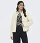 JDY Noma Shacket Manteau court en Ecru pour femmes (370058)