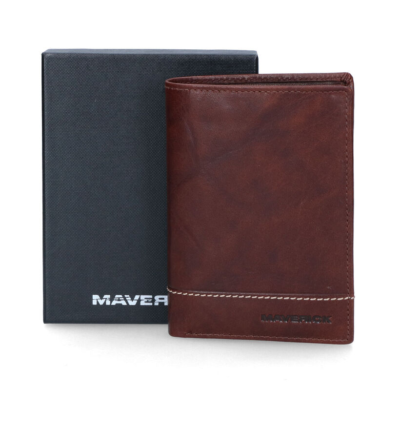 Maverick Portefeuille en Marron pour hommes (331073)