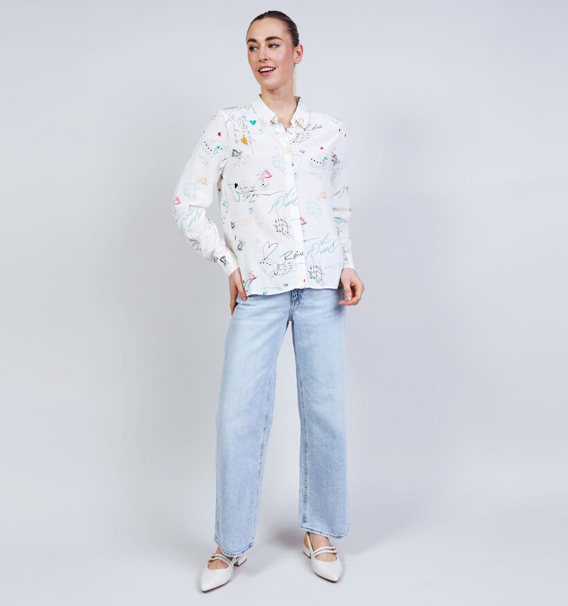 Vila Debbie Ace Blouse en Beige pour femmes (368105)