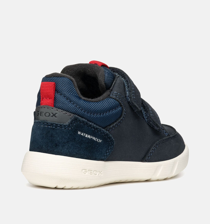 Geox Hyroo WPF Blauwe Velcroschoenen voor jongens (345904) - geschikt voor steunzolen