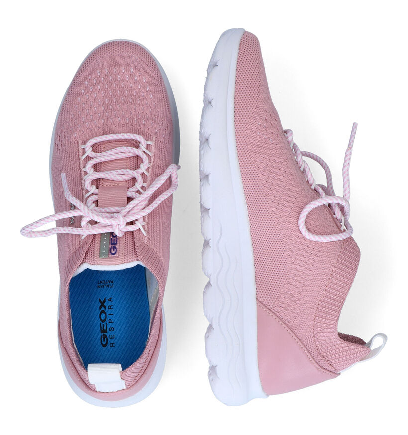 Geox Spherica Baskets en Rose pour femmes (304620)