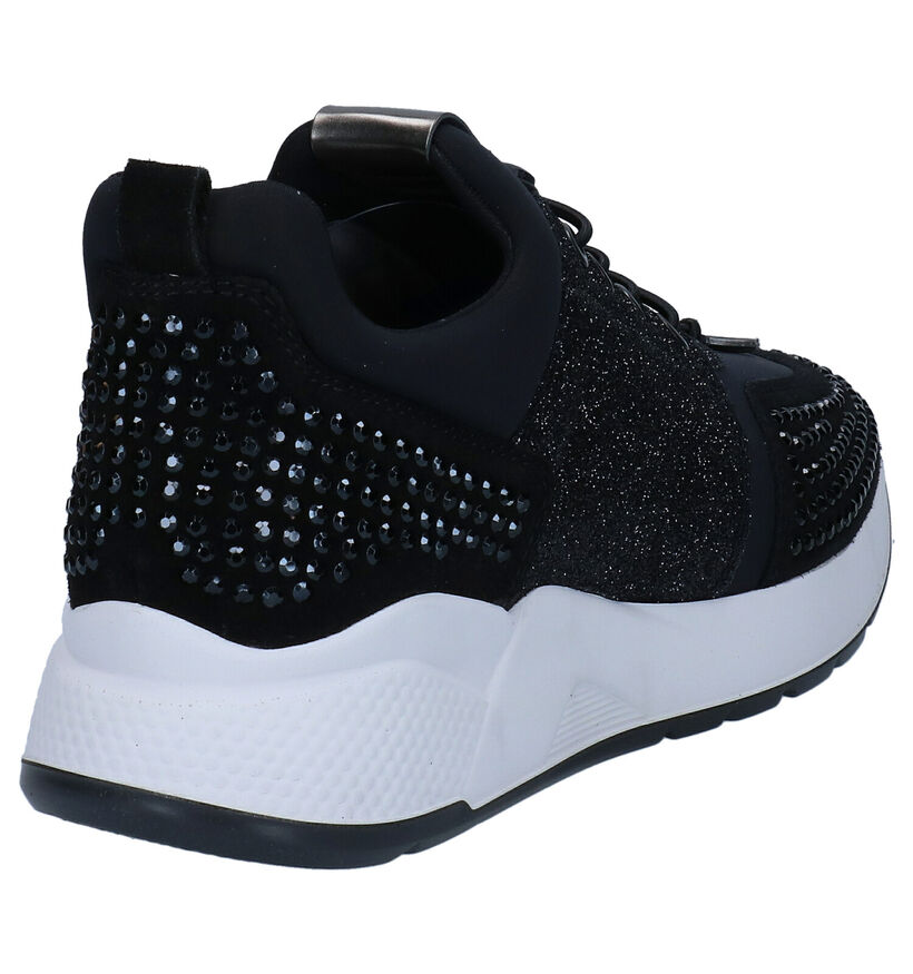 NeroGiardini Zwarte Slip-on Sneakers in kunstleer (278972)